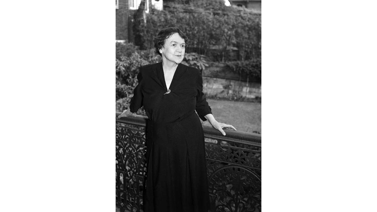 WOMAN OF WORDS:  Dorothea McKellar pictured in 1955.
