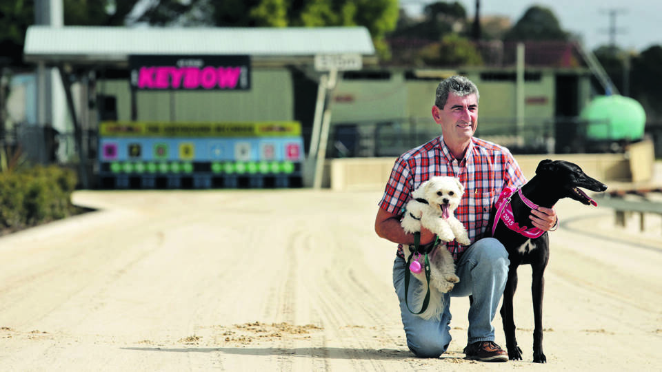 'DON'T SHUT US DOWN': Newcastle Greyhound Club boss Dave Kiernan. 