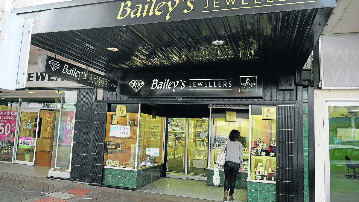 Bailey's Jewellers is one of three stores that will need to be demolished to make way for pedestrian access from the mall to the river.