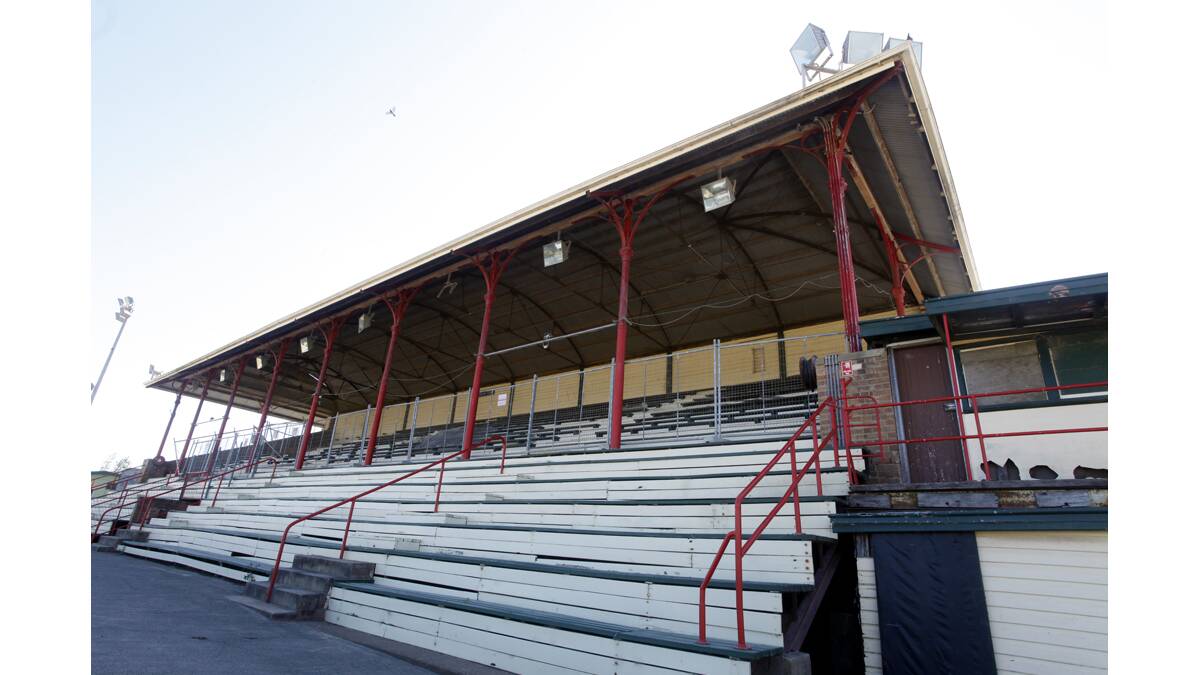 The Maitland Showground grandstand.