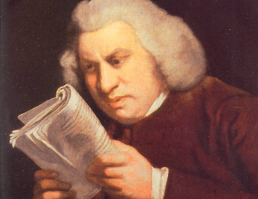 MAN OF MANY WORDS:  Samuel Johnson.