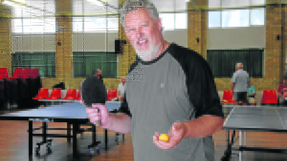 BACK IN THE SPORT: Don Martin of Tenambit has signed on with Maitland Social Table Tennis Club following the introduction of Tuesday night sessions.	Picture by SAM NORRIS
