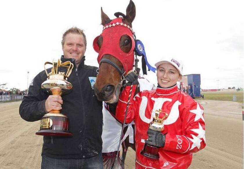 Hunter harness racing duo Shane Tritton and Lauren Panella have re-written the record books by taking out NSW Metropolitan premierships.
