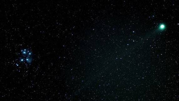  INTERLOPER: Comet Lovejoy. 	Picture: Dr Andrew McCrea 