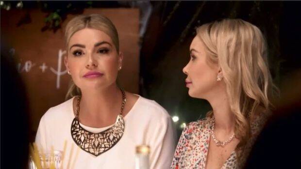 MKR: Jess telling Roula she would throw her out of her chair if she was in her restaurant. Photo: Seven
