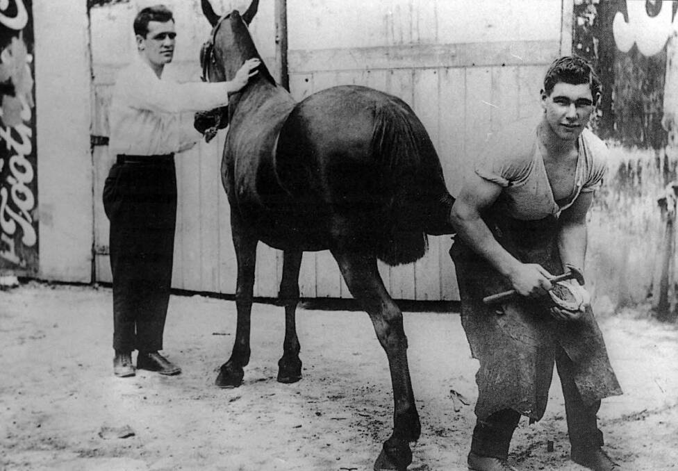 Les Darcy was a blacksmith before embarking on his boxing career.