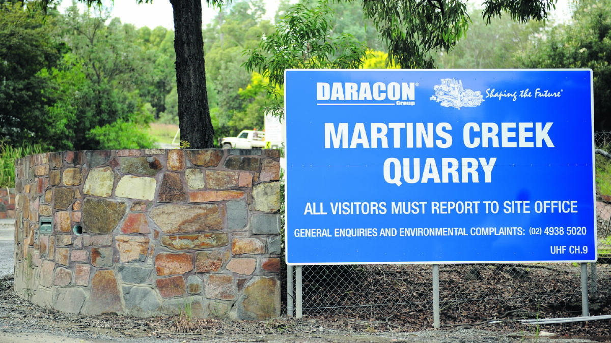 Action group calls for new MP to halt expansion of Martins Creek Quarry