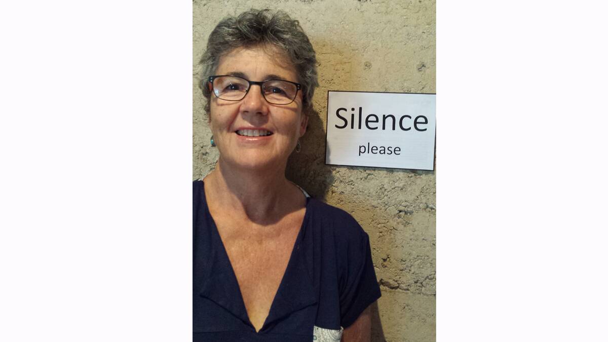 SILENCE IS GOLDEN: Julie Maguire has  organised The Missing Peace retreat at Stroud this weekend.
