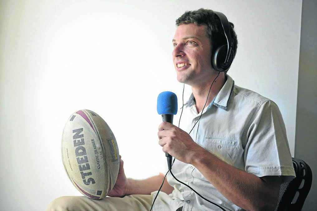 SIGNING OFF:  2CHRFM sports broadcaster Ricky Bush will host his last show on Saturday.  Picture by STUART SCOTT 