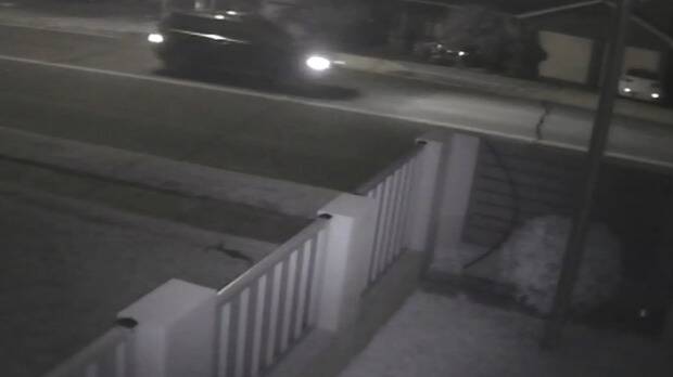 Police released CCTV footage of a black BMW as part of a public appeal for information into the case. Picture: NSW Police