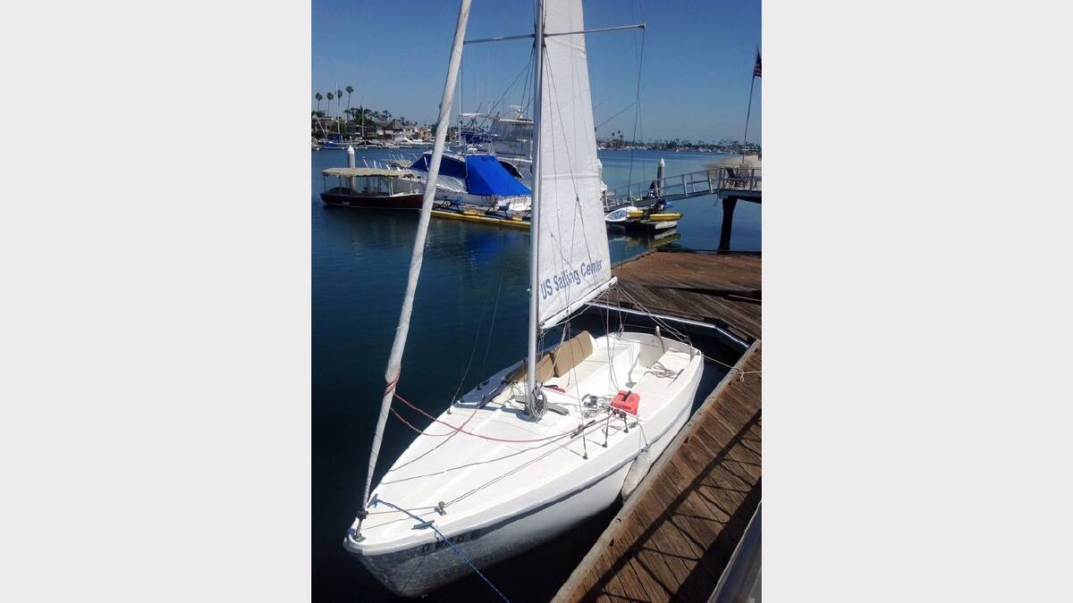 The boat Melissa will be sailing in the Special Olympics competition