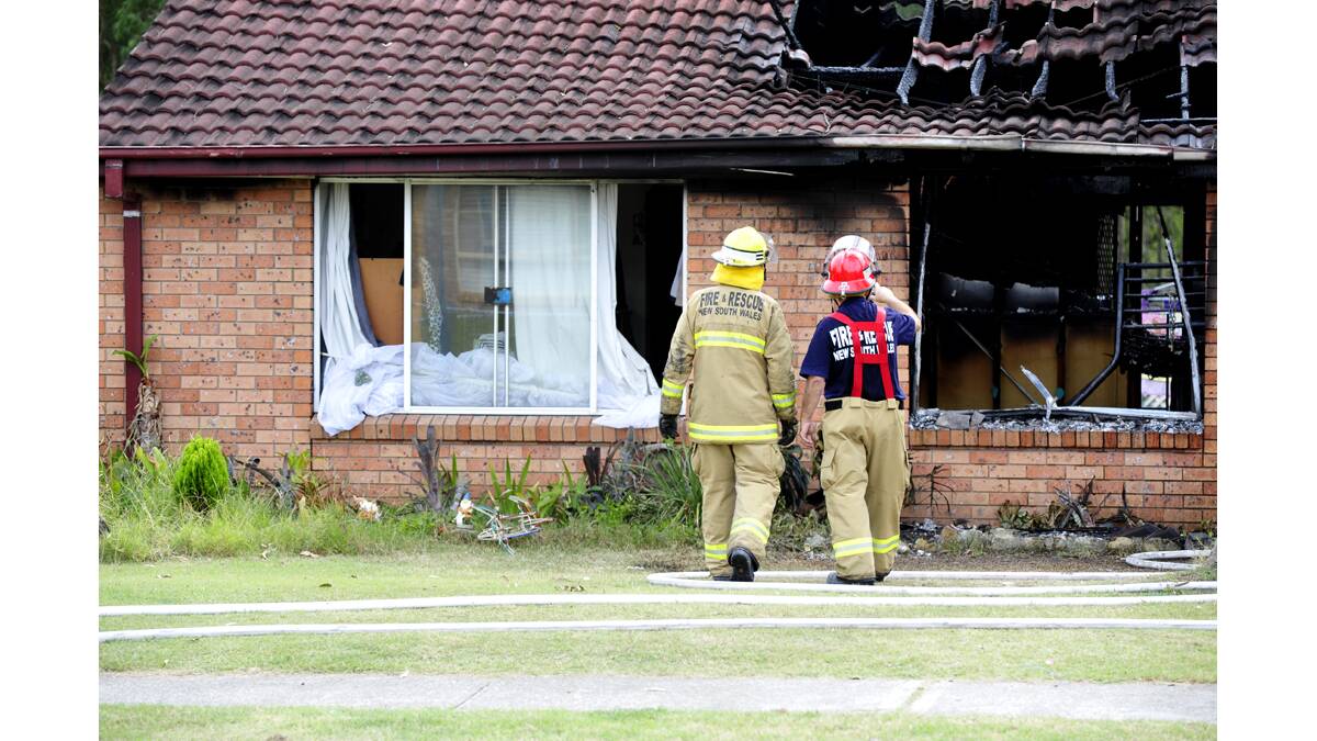 A fire has destroyed a Metford home on Thursday morning.
