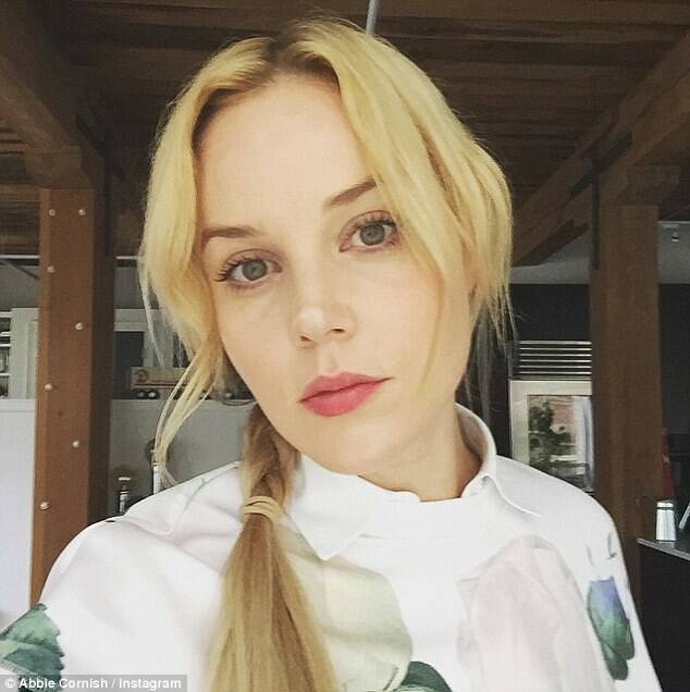 Abbie Cornish posted this selfie on Instagram during the shooting of 'Lavender'.