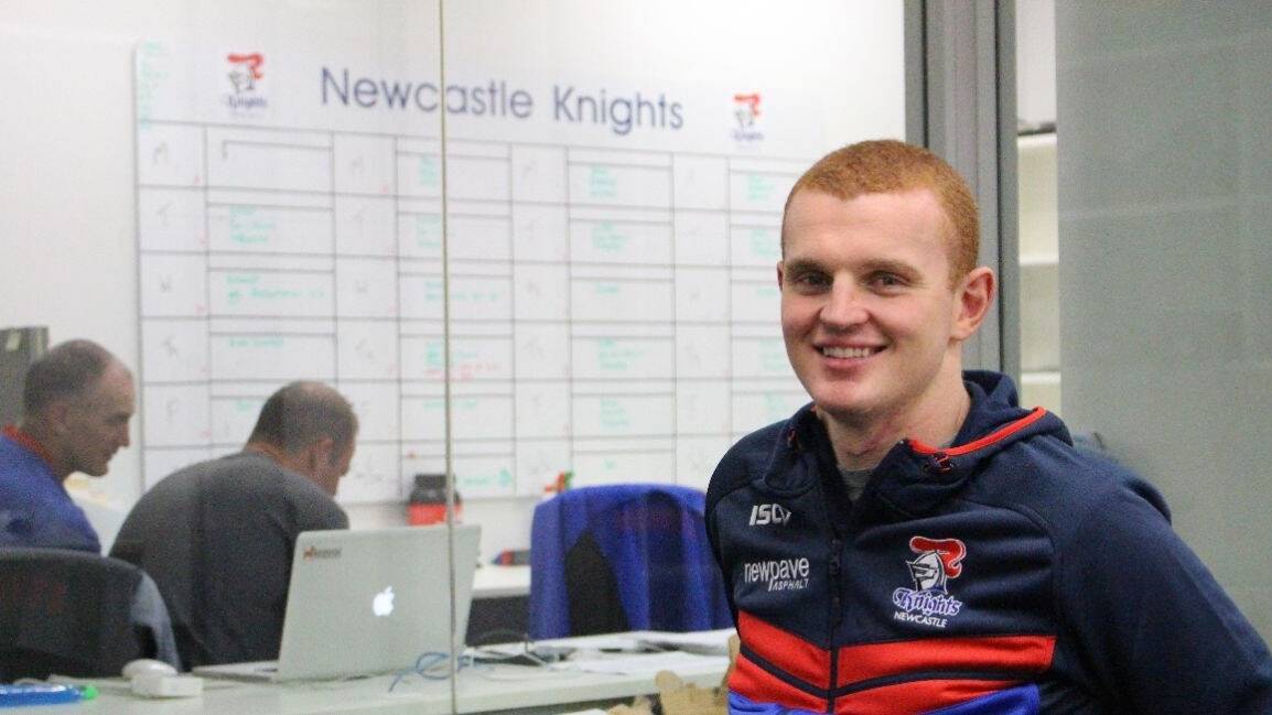 RISE CONTINUES: Alex McKinnon has started a new job with the Newcastle Knights.