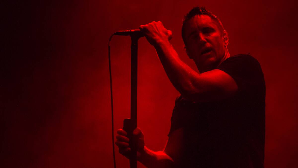NAILING IT: Nine Inch Nails vocalist Trent Reznor. Picture by KEVIN BULL