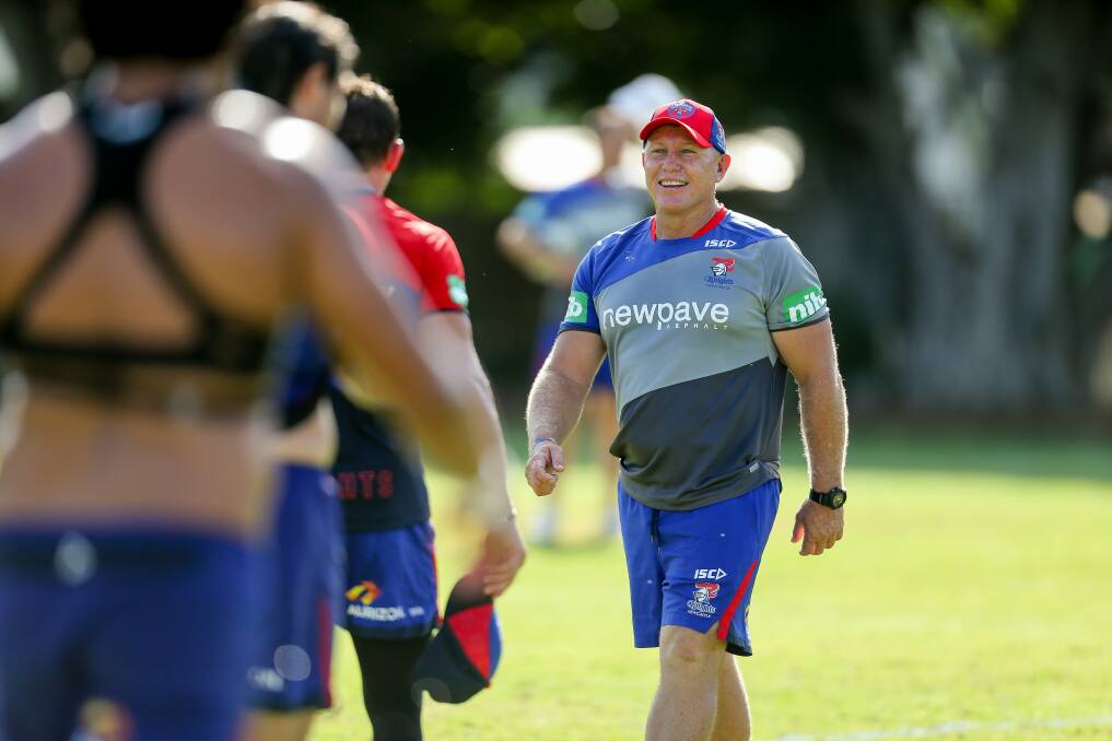 SPOILED FOR CHOICE: Newcastle Knights coach Rick Stone.
