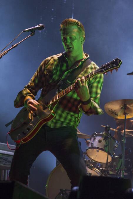 ROCK KING: Josh Homme of Queens of the Stone Age. Picture by KEVIN BULL