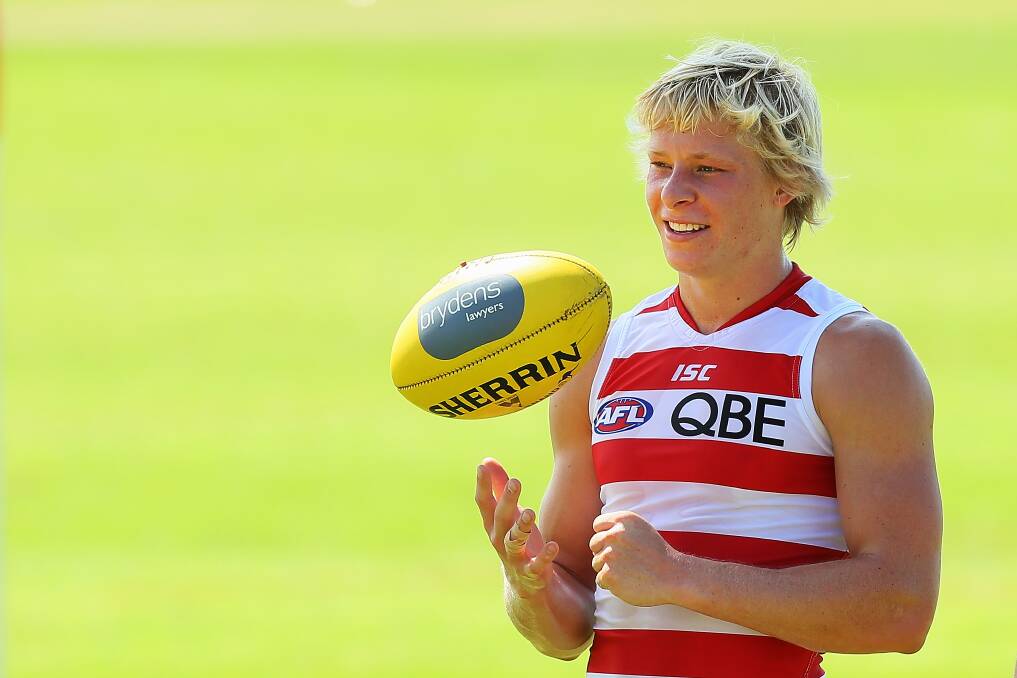 READY TO DEBUT: Hunter AFL star Isaac Heeney will make his first grade debut on Saturday.