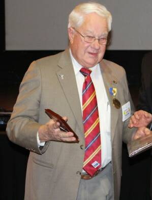 DEDICATION: Bob Parsons has received the Col Smith Memorial Award.