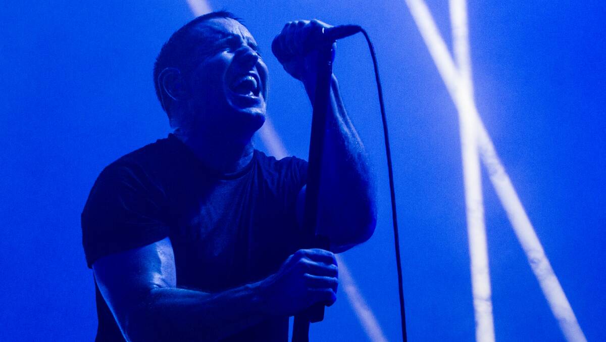NAILING IT: Nine Inch Nails vocalist Trent Reznor. Picture by KEVIN BULL