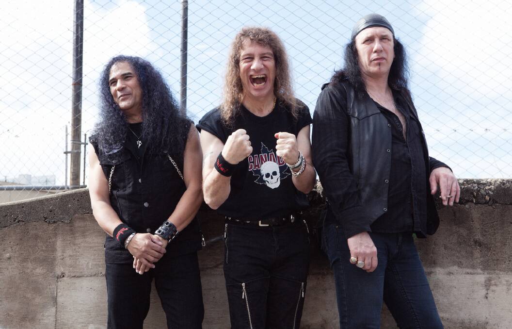 HEAVY HITTERS: Canadian metal group Anvil are heading to the Hunter.
