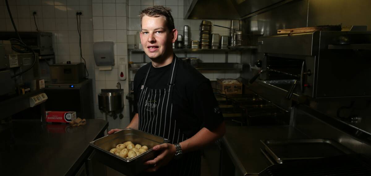 Talent: Ben Torode, sous chef at The George tavern in East Maitland, who is nephew to international chef John Torode. Picture: Max Mason-Hubers