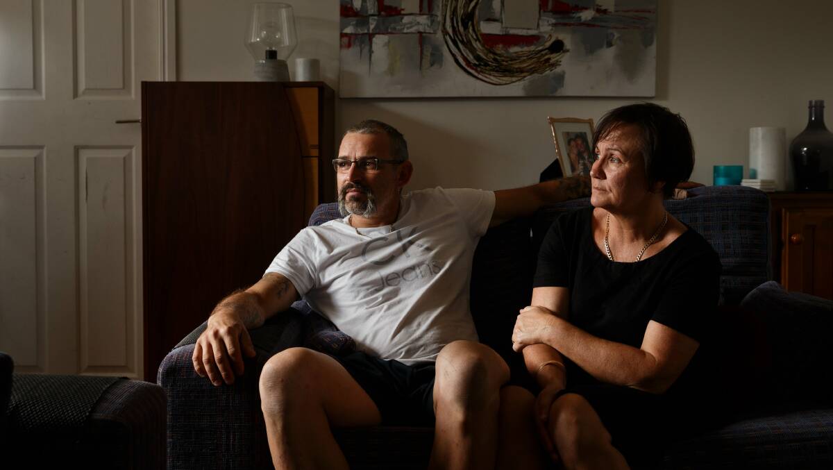 Find our son: Karen and Michael Gudelj, parents of missing Metford man Zac Barnes, are appealing for him to contact them. Picture: MAX MASON-HUBERS 
