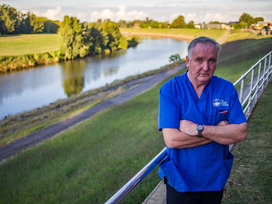 VOICE: Nurse Michael Lawler wants community members to have their say on the new Lower Hunter hospital. Picture: Nick Bielby