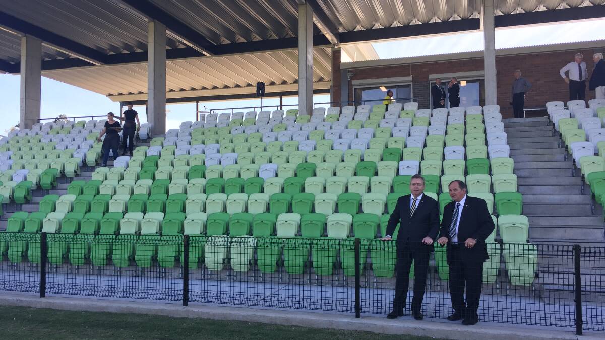Revamped Maitland Sportsground officially opened. Pictures: Nick Bielby