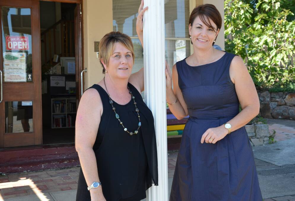 STORM ANNIVERSARY: Project Bounce Forward case manager Charmaine Dickson and Dungog Shire Community Centre manager Sarah U’Brien