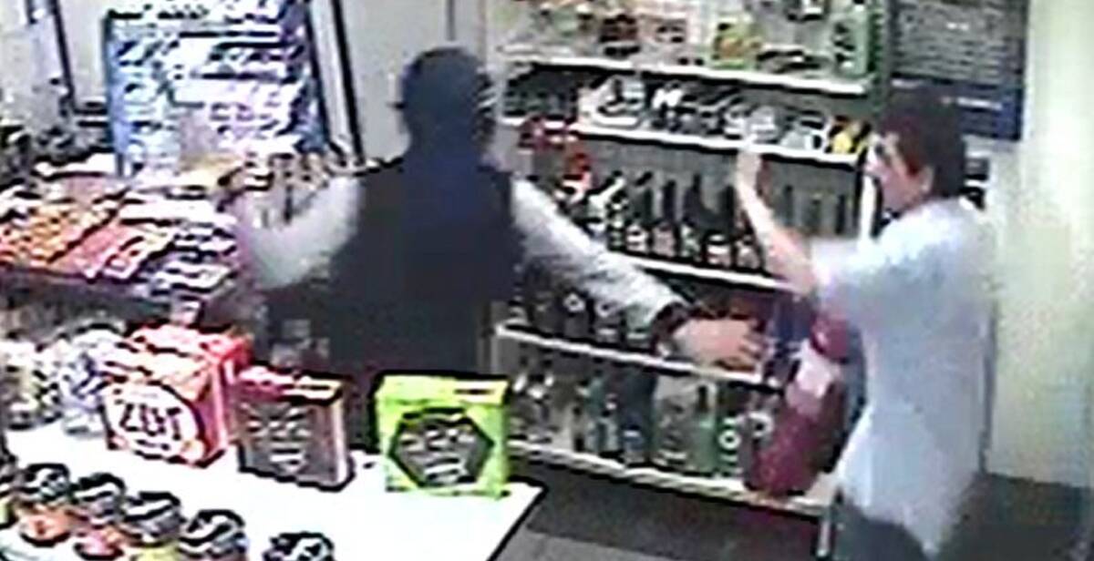 BRUTAL: William Wright pleaded guilty on Thursday to being the armed robber who repeatedly hits the attendant with a metal bar. Picture: Supplied