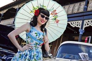 HAPPY DAYS: Olivia Delaforce loves everything about the ’50s and ’60s – the clothes, music, the 