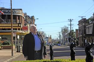 Councillor Ray Fairweather wants ugly power poles in Maitland’s High Street removed and the lines put underground. 