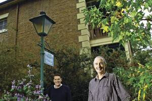 TREASURES:  National Trust CEO Brian Scarsbrick with Grossmann and Brough house 