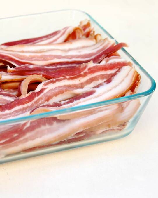 Foods men like ... bacon. Photo: Edwina Pickles