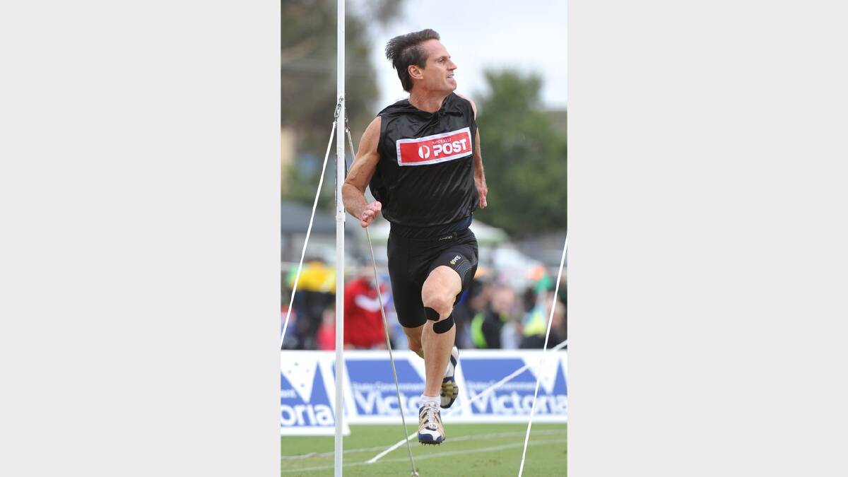 Stawell Gift Heats. Peter O'Dwyer. PICTURE: LACHLAN BENCE