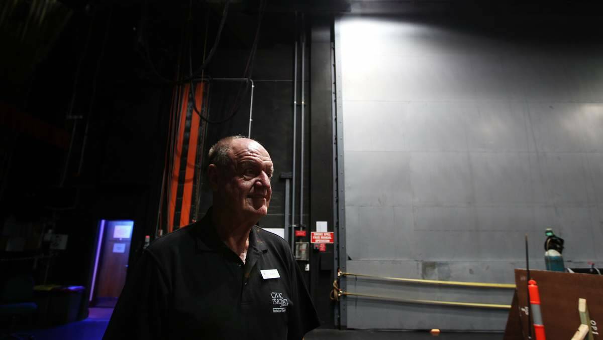  SIGHTINGS: Richard Laws, former usher who has seen ghosts at the Civic Theatre. Picture Ryan Osland