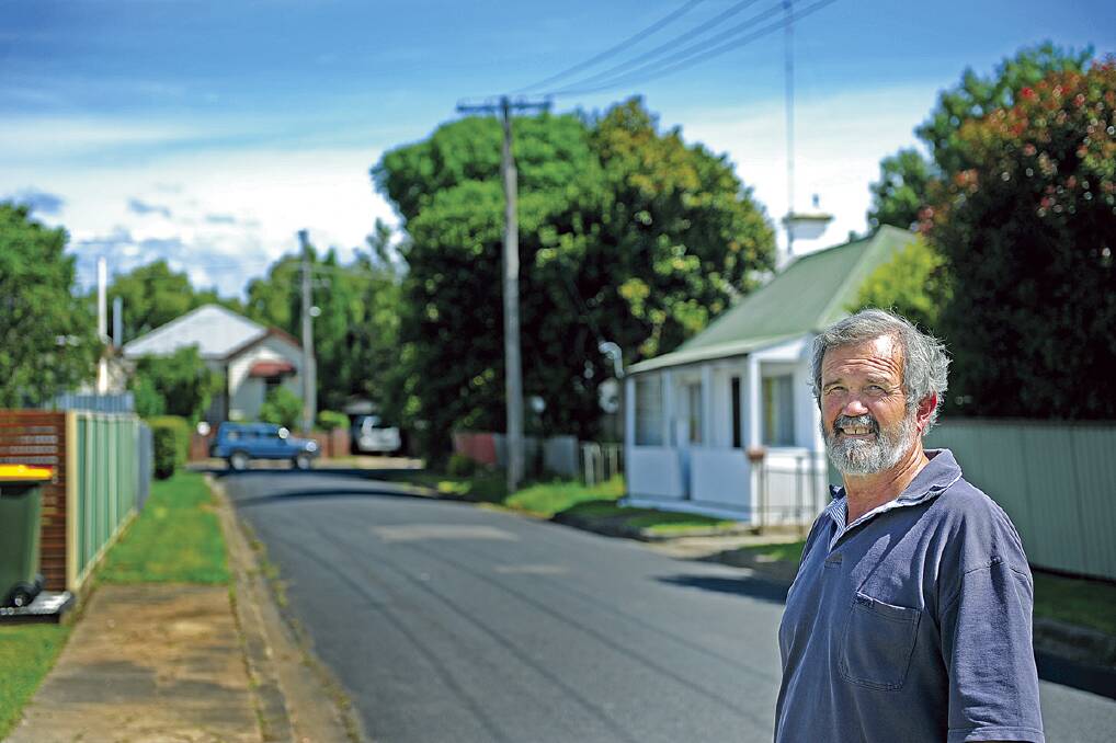 TAKE A WALK:  Mick Belcher who says The Bend has a unique social history in Australia.   