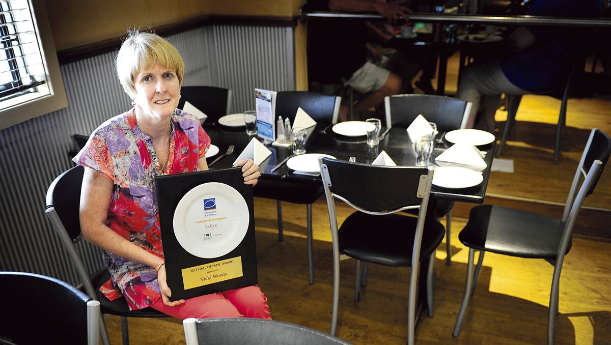 HALL OF FAME:  Vicki Woods says the award is “very humbling” and praised her whole team.  