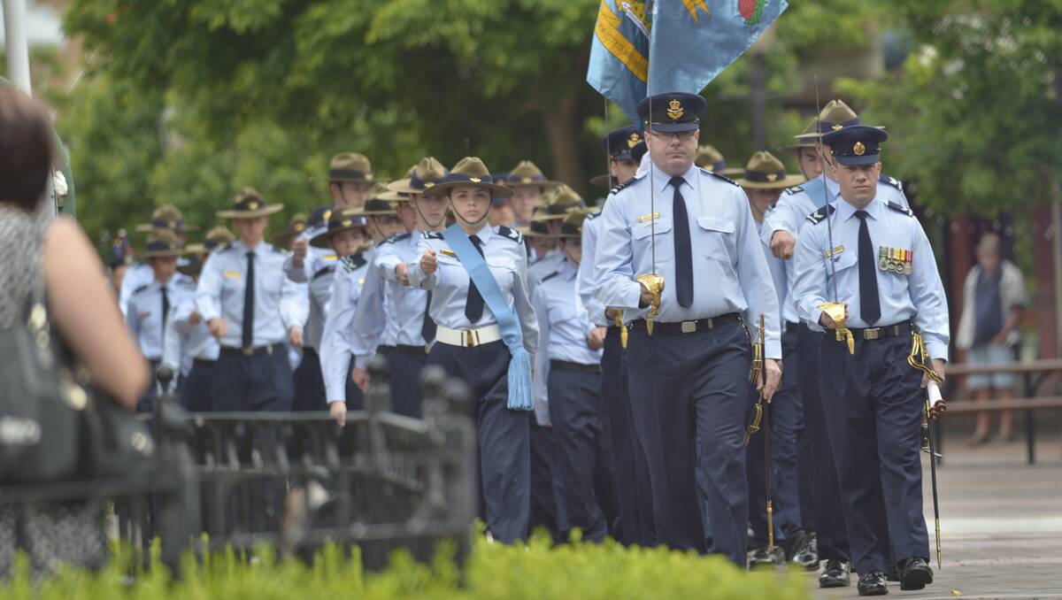 Wet weather did nothing to dampen the spirits of 44 Australian Air Force cadets from the City of Maitland 308 Squadron as they took part in an ancient ceremony on Saturday.