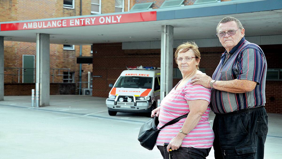 IN LIMBO:  Michael and Paula Johnson were told her severe dizziness and vomiting did not warrant an ambulance.