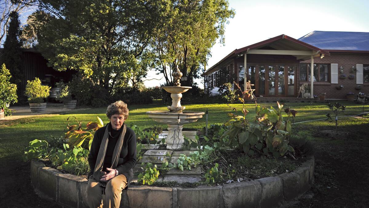 DOING SOMETHING RIGHT: Garden Ramble co-ordinator Lorraine Noonan at her Lochinvar property.    