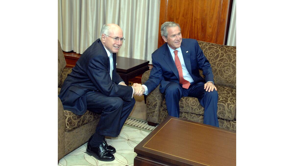 John Howard and George W Bush.