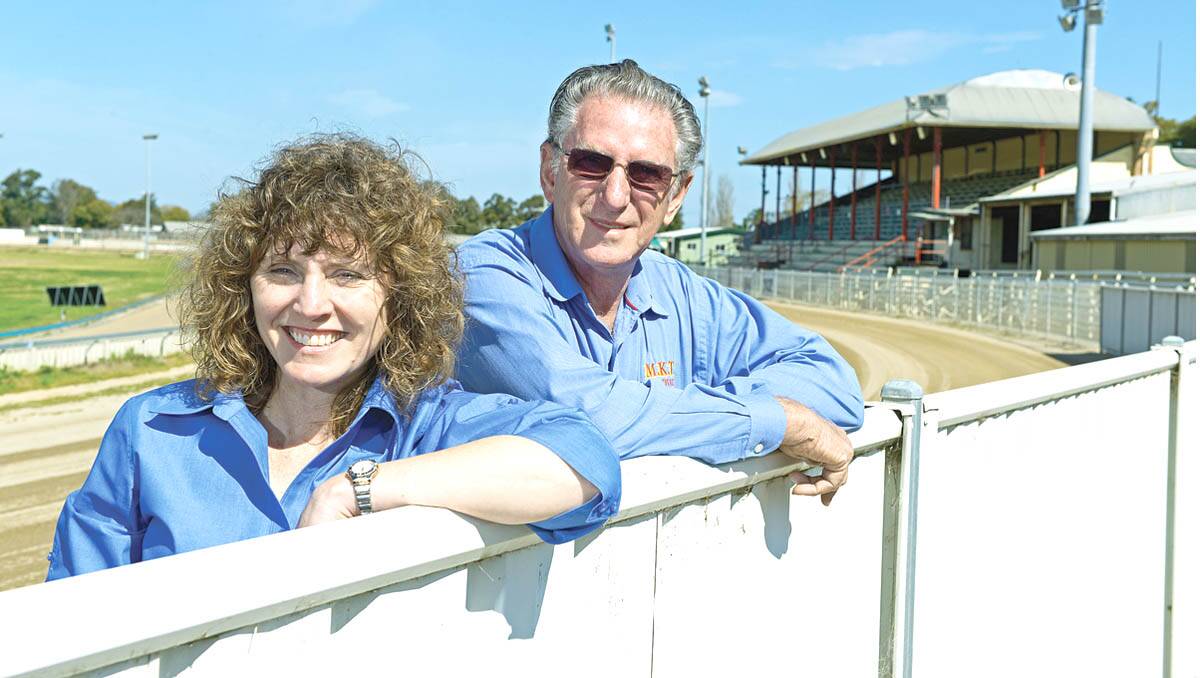 INCREASING COSTS:  Maitland Showground office secretary Michelle Hutchinson and show society president Trevor Hardes.  	Picture by STUART SCOTT 230812ss059