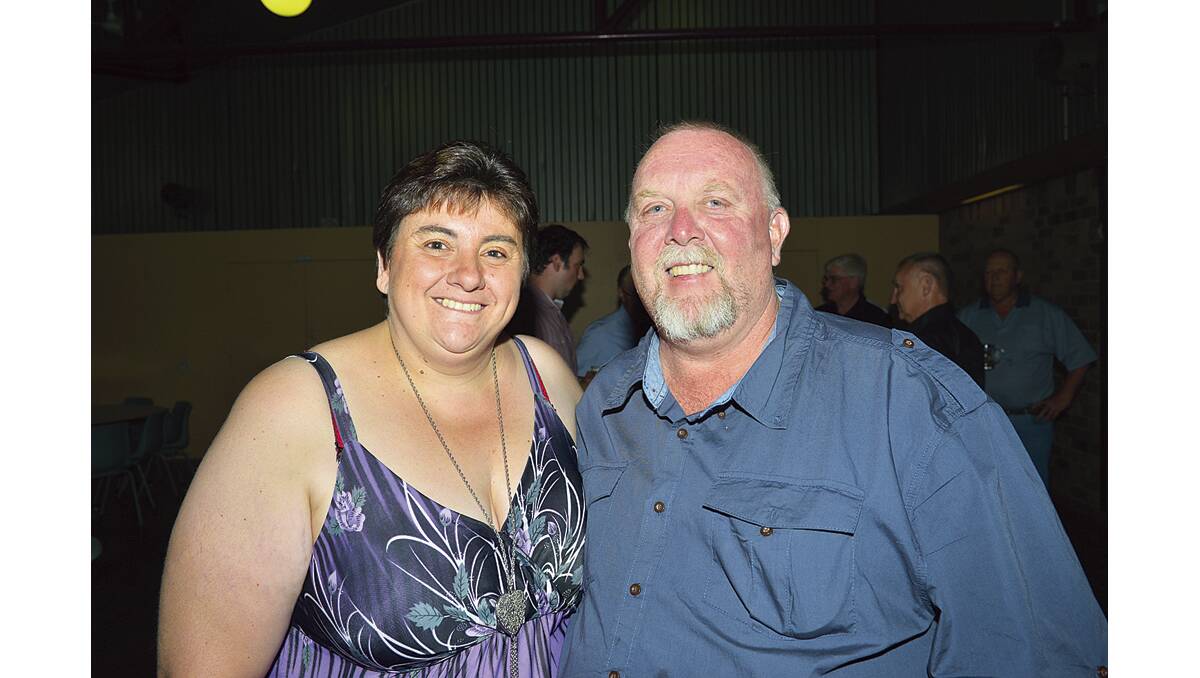 ANNIVERSARY: Bernadette and Dennis Collison of Dungog at Thornton Park Cricket Club’s 40th anniversary