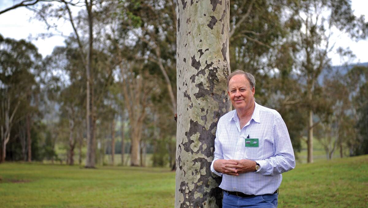 REVIEW: Professor Jim Pratley who was at Tocal Agricultural College yesterday.
