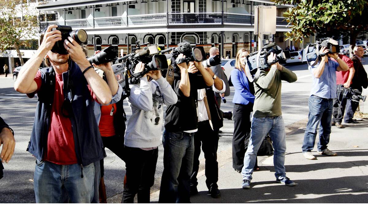 MEDIA INTEREST:   When the opening day of the hearing began there was a huge media contingent.  