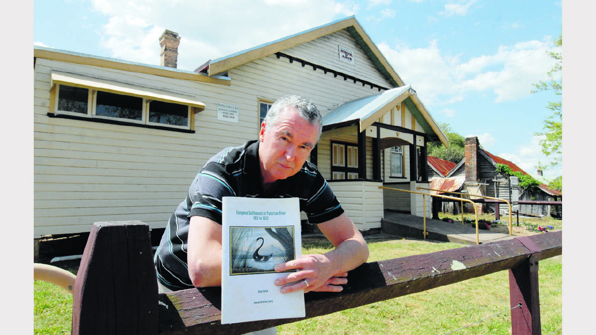 RICH HISTORY:  Brian Walsh has released a book on the early days of the region.   	Picture by CATH BOWEN