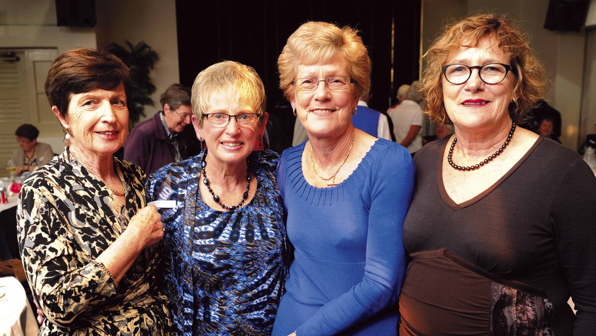 Carmel Riddington of Sydney, Margaret Butler of Ashtonﬁeld, Pat Beggs of Sydney and Pauline Dunk of Wamboin.