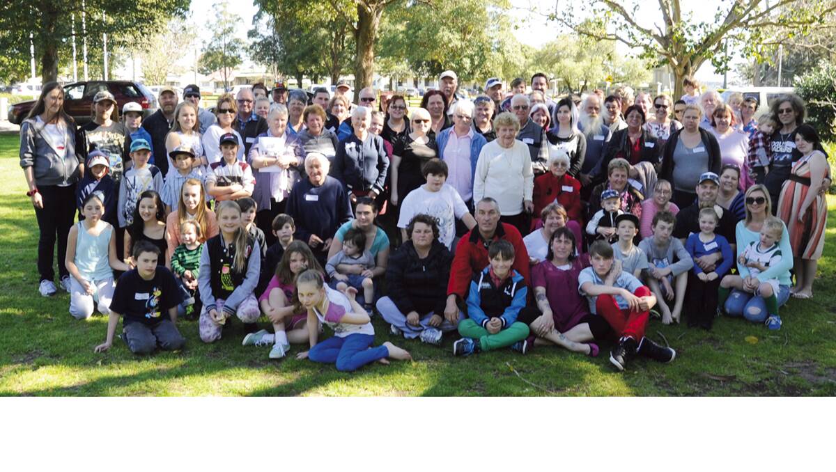 Out and about in Maitland: The Saxby family reunion in Maitland Park on Saturday